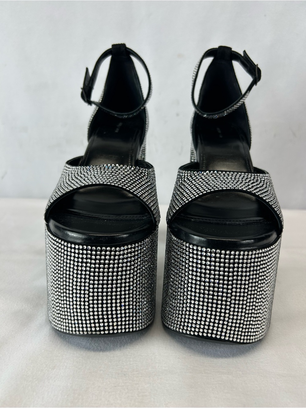 Balenciaga - Camden embellished leather platform sandals - Picture 8 of 11